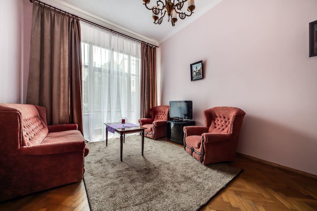 Apartment Romantic With Balcony Lviv